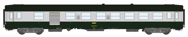 REE Modeles VB-100 - 2nd Class French Passenger Coach B5D scrubland 302